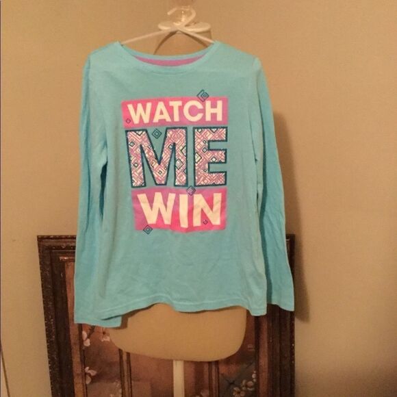 Girls athletic long sleeve top size 8 - Picture 1 of 1
